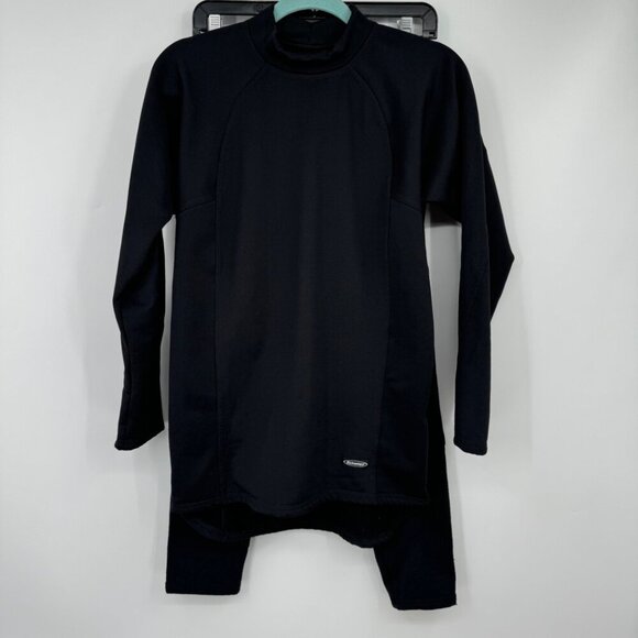 SCHAMPA Warmskin Skinny Gear Base Layer Thermal Set top pants bottoms Black - Picture 1 of 16